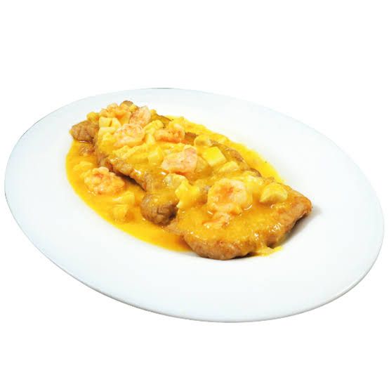 CORVINA EN SALSA DE MARISCOS