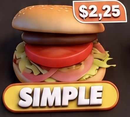 Hamburguesa Simple