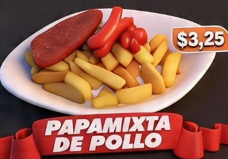 Papa Mixta de Pollo