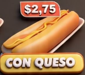 Hot Dog con Queso