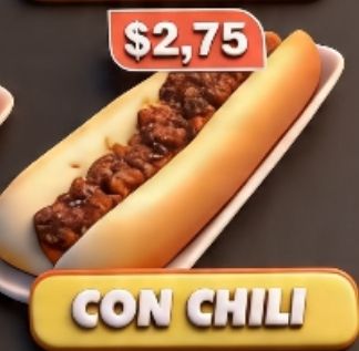 Hot Dog con Chili