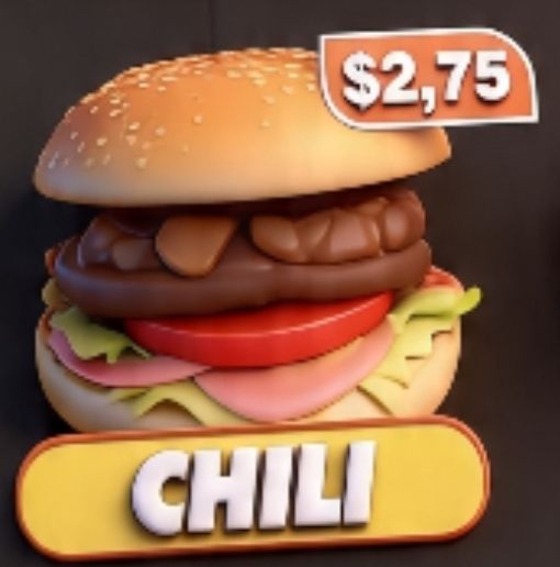 Hamburguesa con Chili