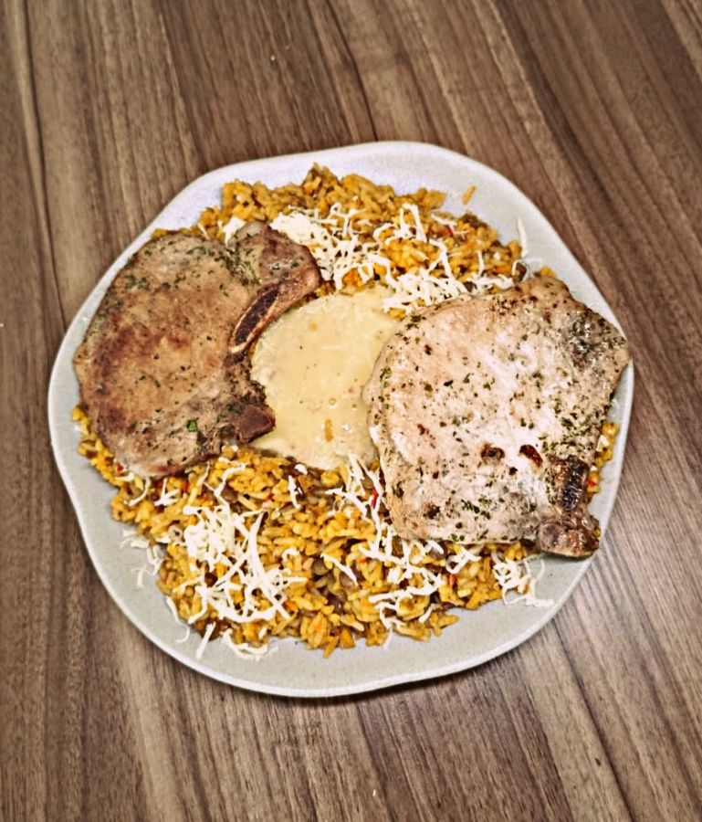 ARROZ MORO CON CHULETA