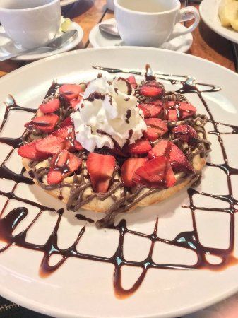 Waffle de Fresa