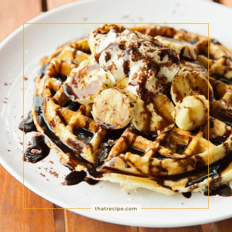 Waffle de Banana