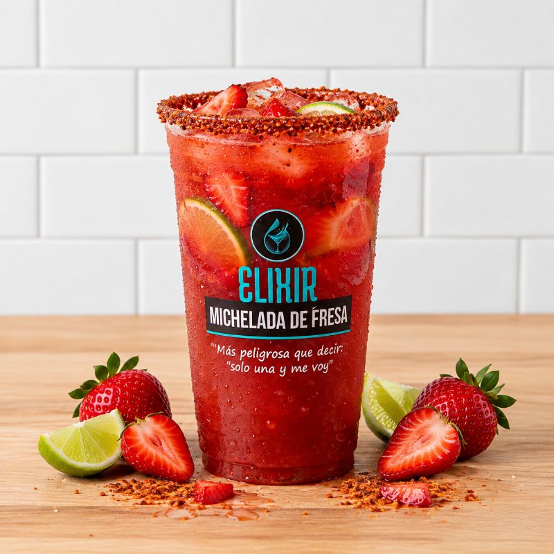 Michelada de Fresa 1 litro