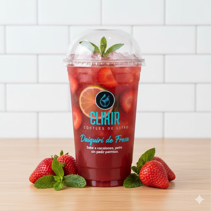 Daiquiri de Fresa (Ron) 1 litro