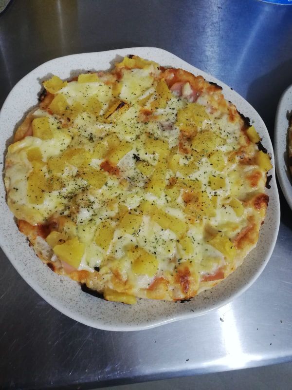 Pizza personal Hawaiana