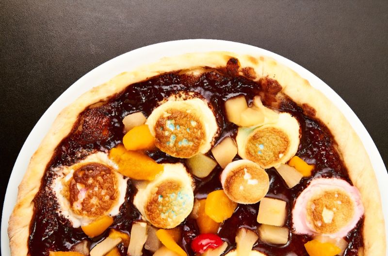 Pizza de chocolate