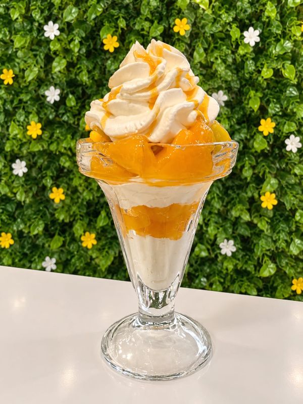 Duraznos con crema