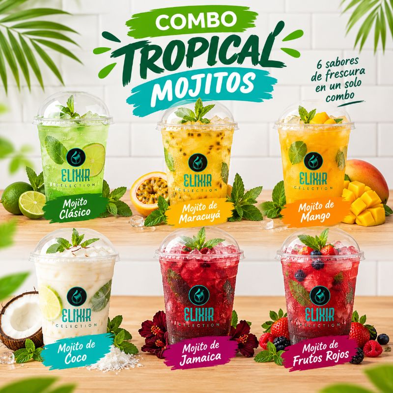 Combo Tropical de Mojitos
