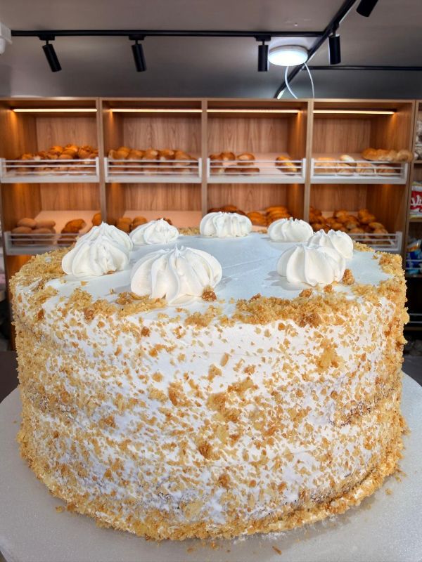 Torta Grande de Vainilla