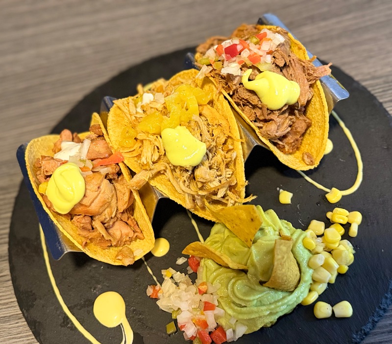 Porción de 3 tacos